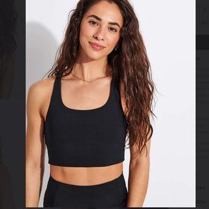 Girlfriend Collective Paloma Bra Classic - Black size SM